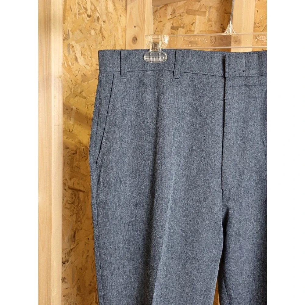 Action Slacks by Levi Strauss & Co. Men's 38x30 Dark Heather Gray Dress Pants